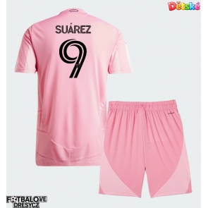 Inter Miami Luis Suarez #9 Dětské Domácí dres komplet 2026-27 Krátký Rukáv (+ trenýrky)